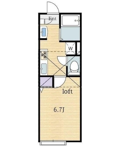 Flat.neo明大前の間取り