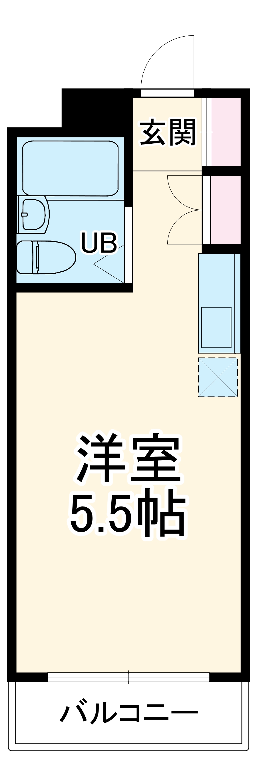 ヴィラリバレットの間取り