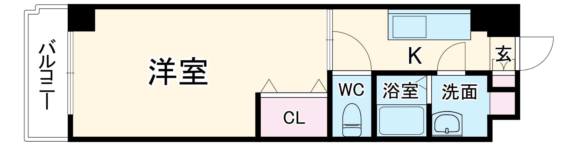 アルテッツァ紺屋町の間取り