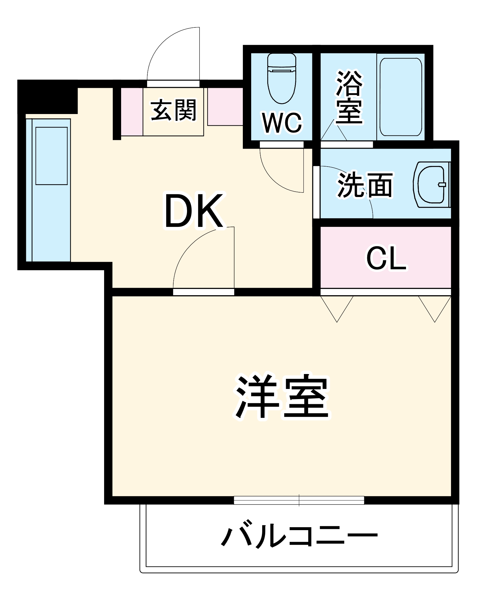 アルテッツァ紺屋町の間取り