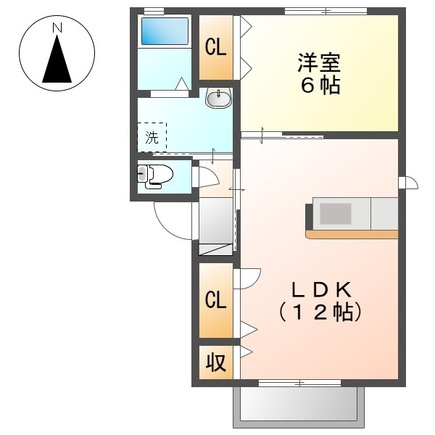 シャトレー湘南Ⅱの間取り