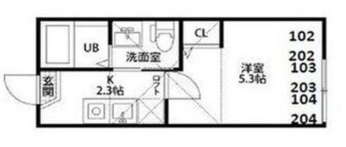 Girasol Mの間取り