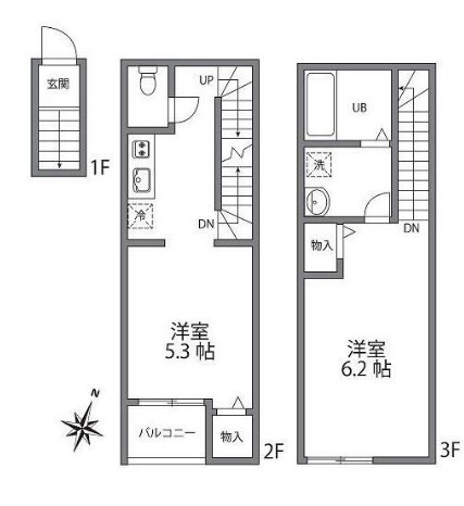 エクセルコート中野の間取り
