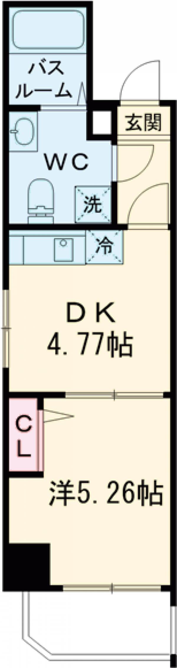 アーバハイツ六町1号館の間取り
