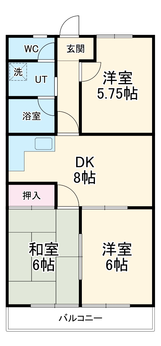 第3カトービルの間取り