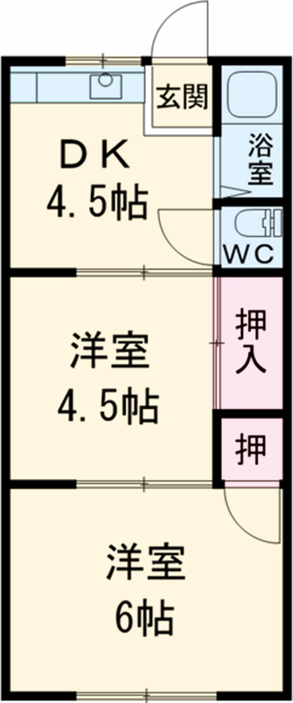 白川荘の間取り