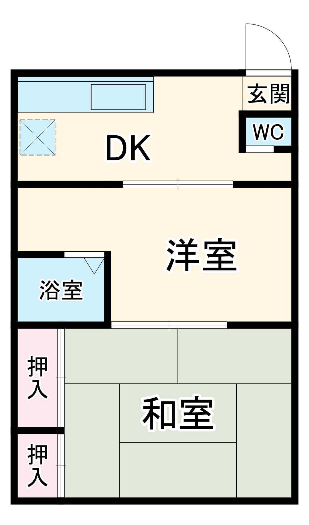 華陽ビルの間取り