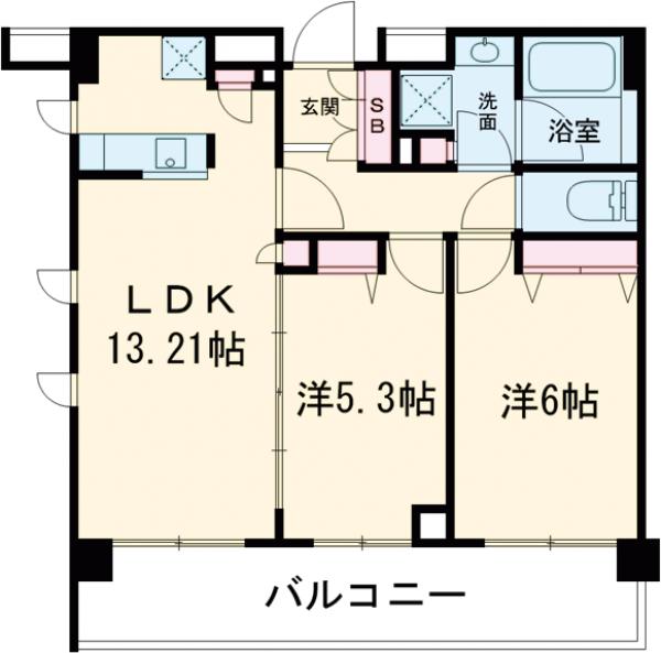 プレミアコンフォート高井戸の間取り