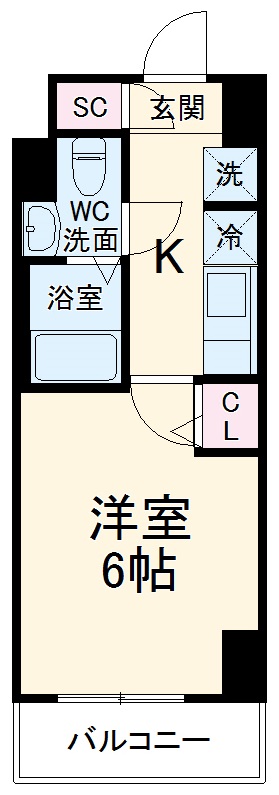 メイクスデザイン川崎Ⅱの間取り