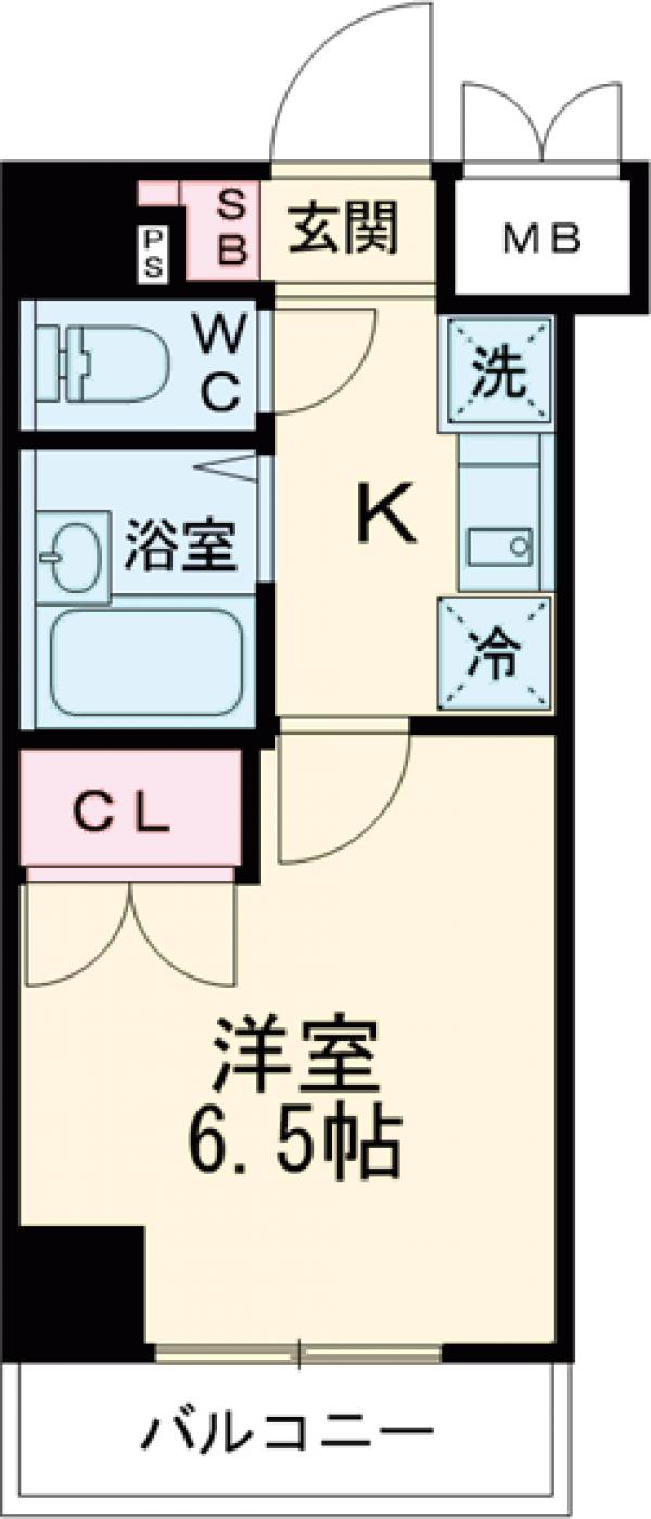 Ｔ＆Ｇ東池袋マンション・607号室の間取り