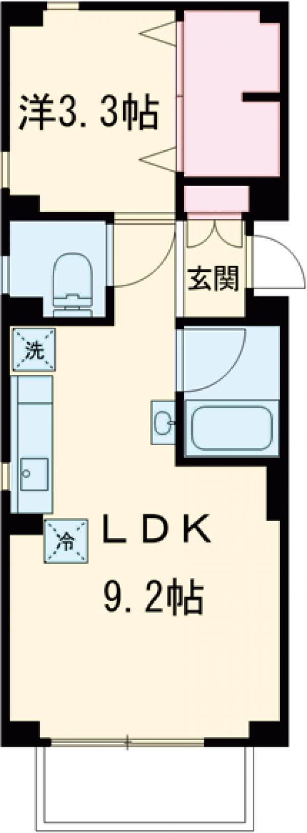 チェリーTハイツの間取り
