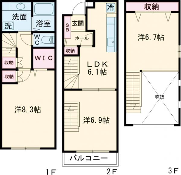 ルシオンの間取り