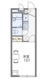 レオパレス春日の間取り
