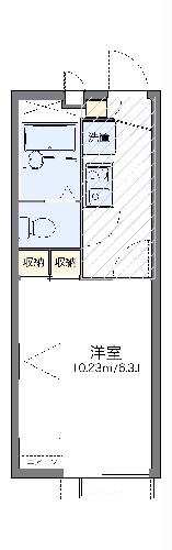 レオパレス姿見の間取り