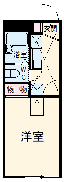 レオパレスヴィラ エリカシオンの間取り