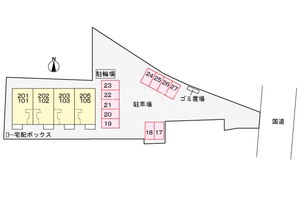 22/28 駐車場