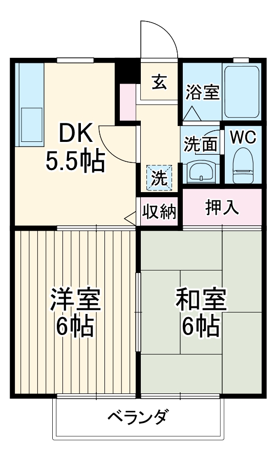 カーサアリタの間取り
