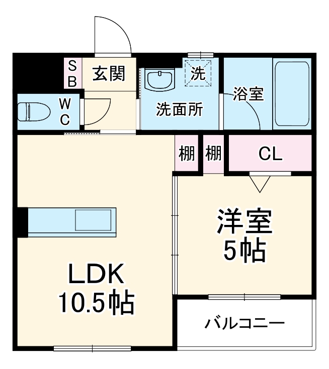 シュテルン有玉南の間取り