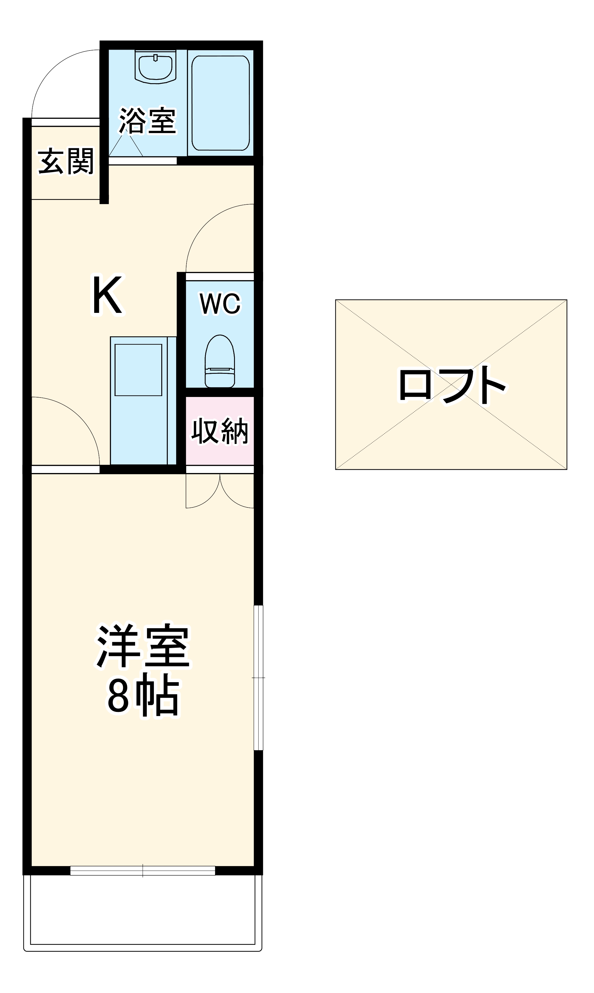 ドウェルUの間取り