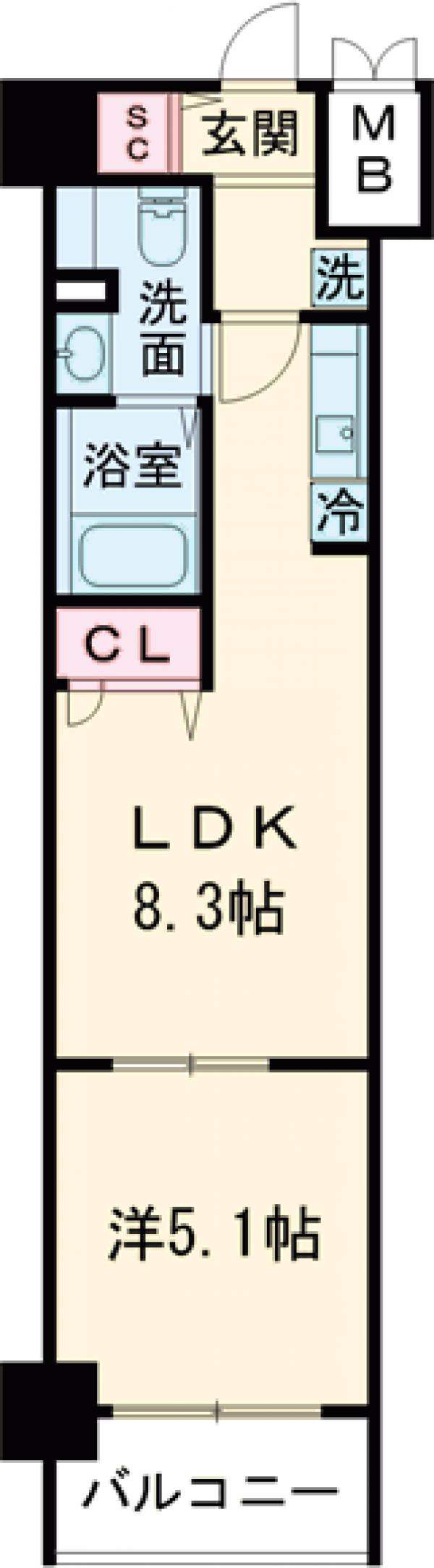 TEC　Green　Residenceの間取り