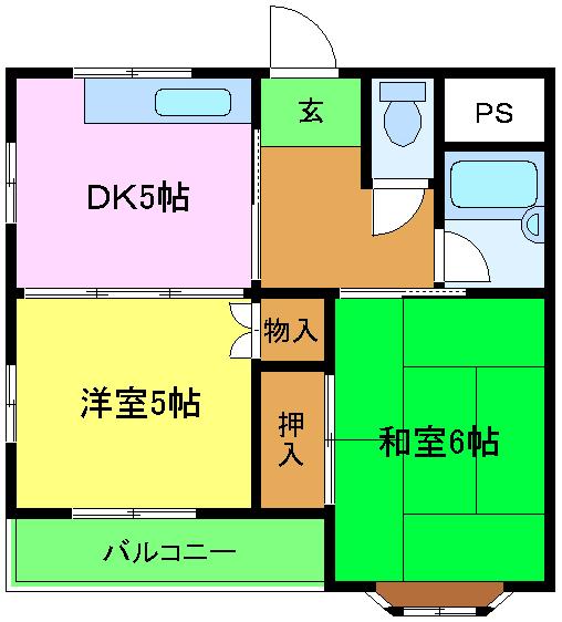 ISE伊勢住宅綾園7703C棟の間取り
