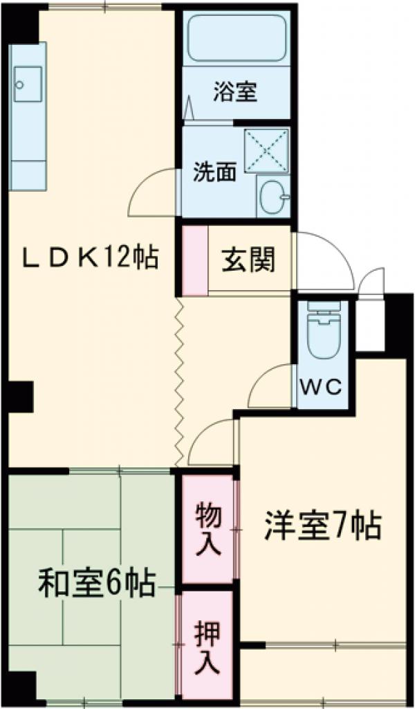 コーポ藤井の間取り