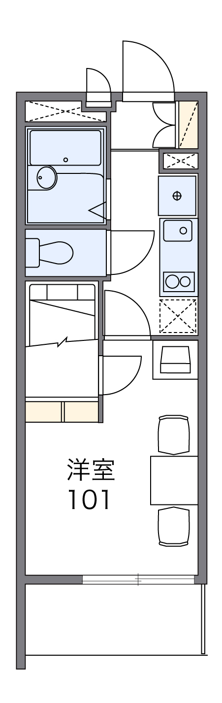 レオパレスソフィアの間取り