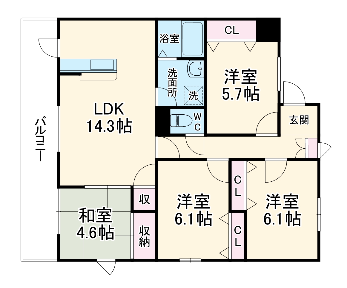 ストリームの間取り