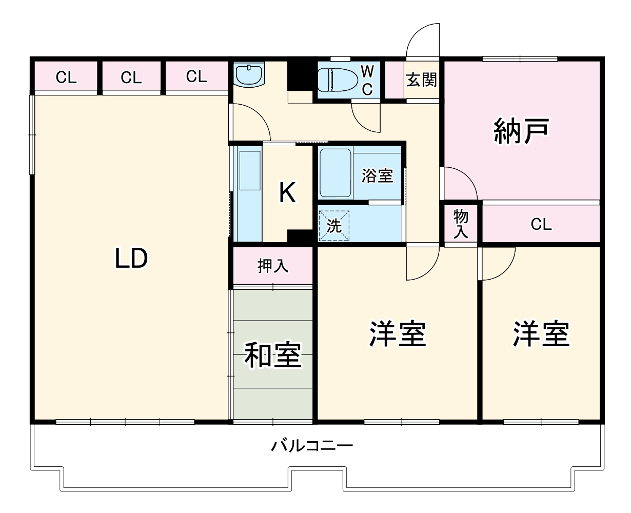ストリームの間取り