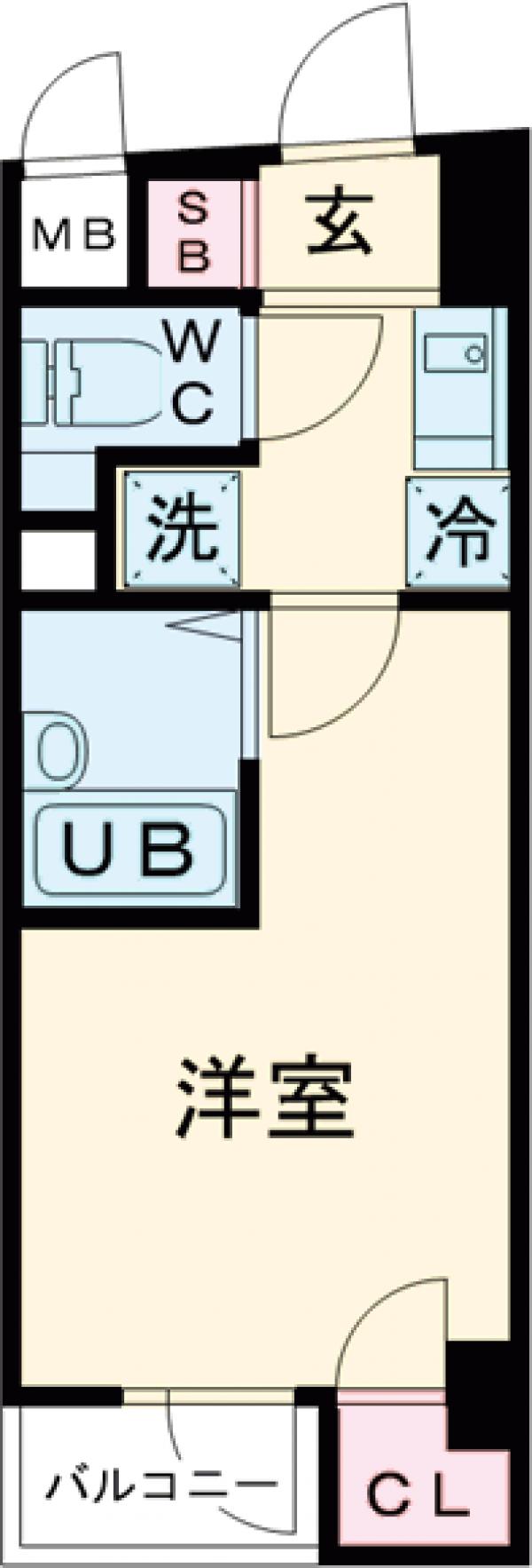 プレール芦花公園の間取り