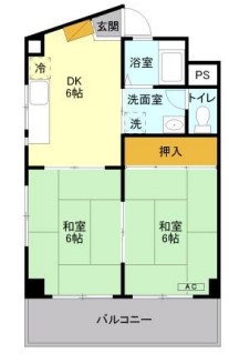 ヴィラ松本の間取り