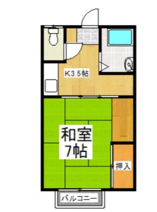 コスモハイツスズキの間取り