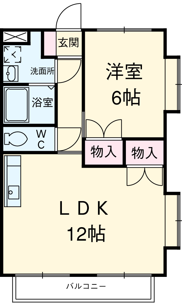エスポワール広沢の間取り