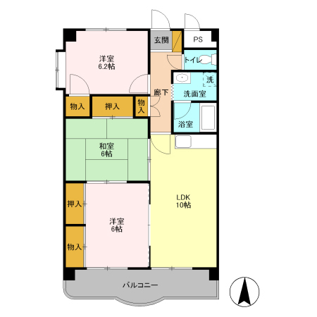 ロワイヤルの間取り