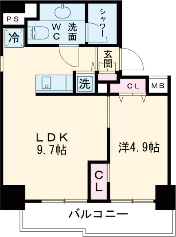 ユーレジデンス高輪台の間取り