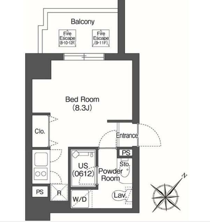 ユーレジデンス高輪台の間取り