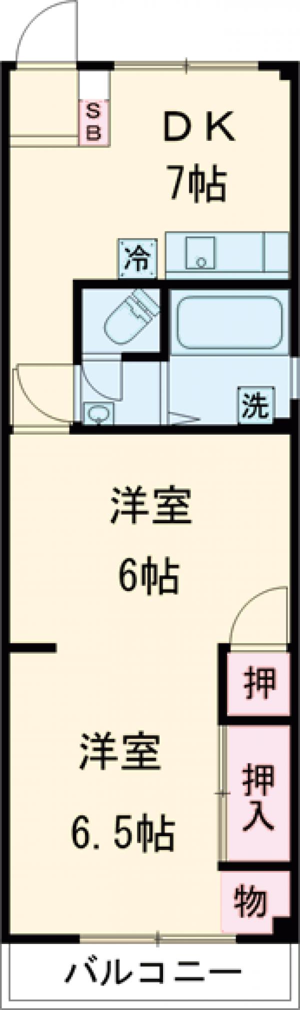 杉浦マンションの間取り