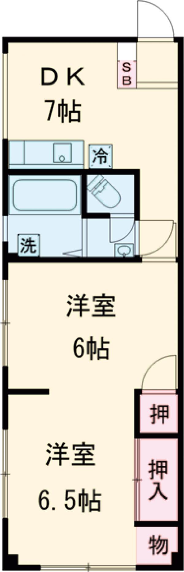 杉浦マンションの間取り