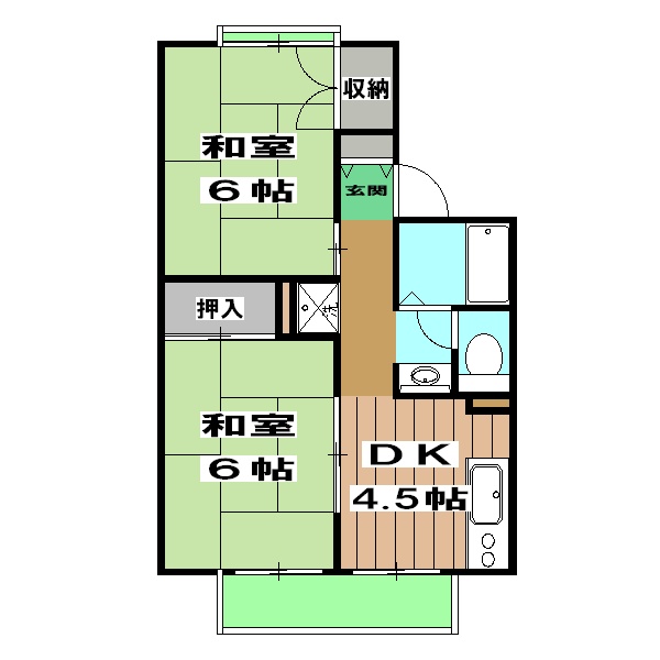 ヴィルベール奥村の間取り