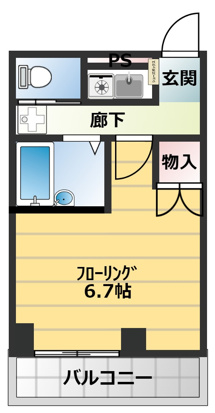 ハイツコモリヤの間取り