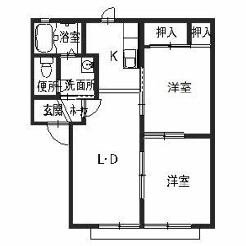 パーミーハイツの間取り