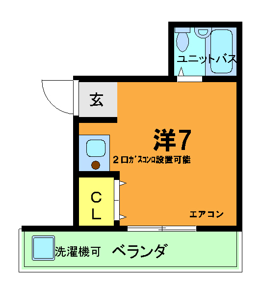 RKマンションの間取り