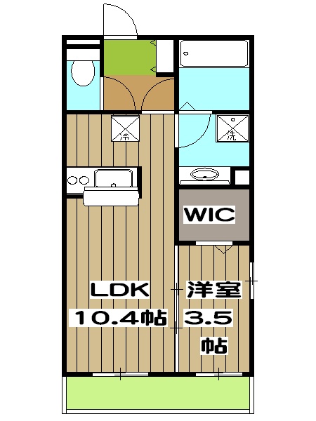 サンフラワーAの間取り