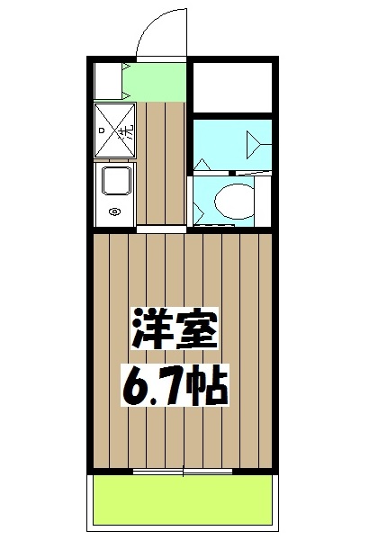 フロイデ東向日の間取り