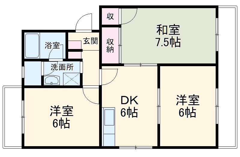 サンティールの間取り