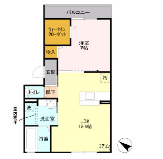 メゾン D-常盤の間取り