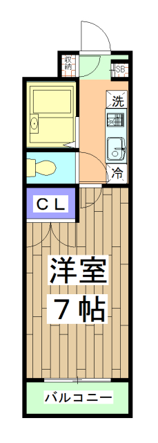 メゾンハウスⅢの間取り