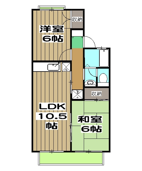 セジュール弥生の間取り