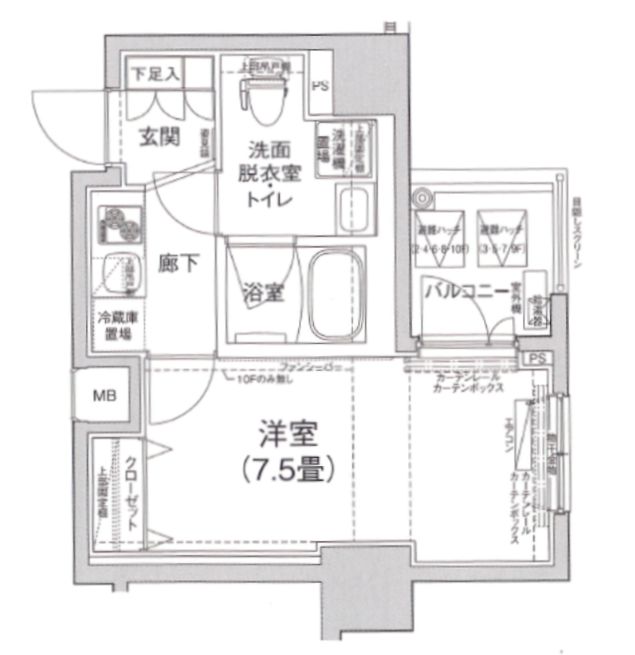 ルフレ赤羽サウスの間取り