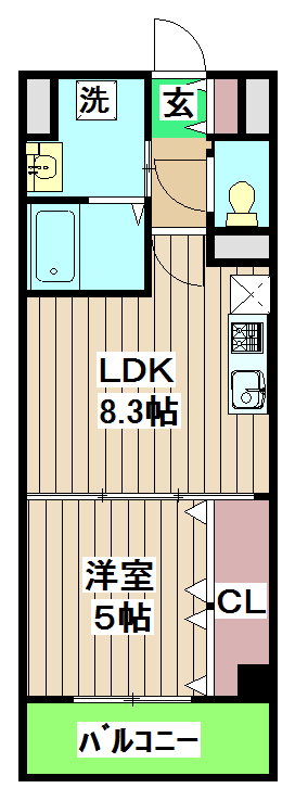 グランパシフィック東向日の間取り
